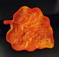 Orange, yellow, white leaf tray